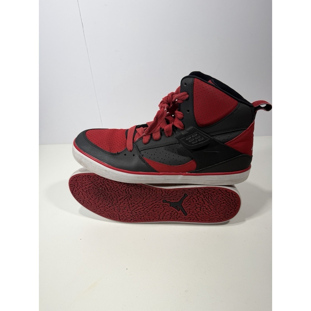 Nike-Air Jordan Flight 45 V Bred-2014-Shoes-Mens Sz 13 683366-021 Read